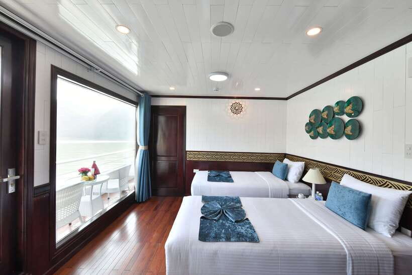 From Hanoi: 2-Day Halong Sapphire Cruise with Balcony Cabin - Cooking Class on the Sundeck and the Sunset Party Energy