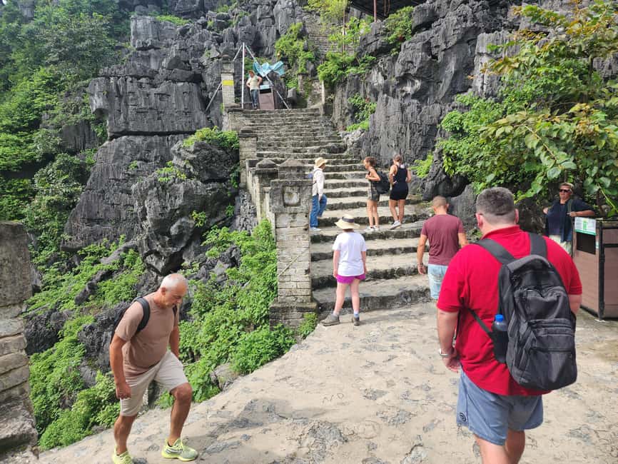 From Hanoi: 3-Day Trip to Ninh Binh with Ha Long bay Cruise - Day 1: Hoa Lu, Tam Coc boat time, then Mua Cave’s 500 steps