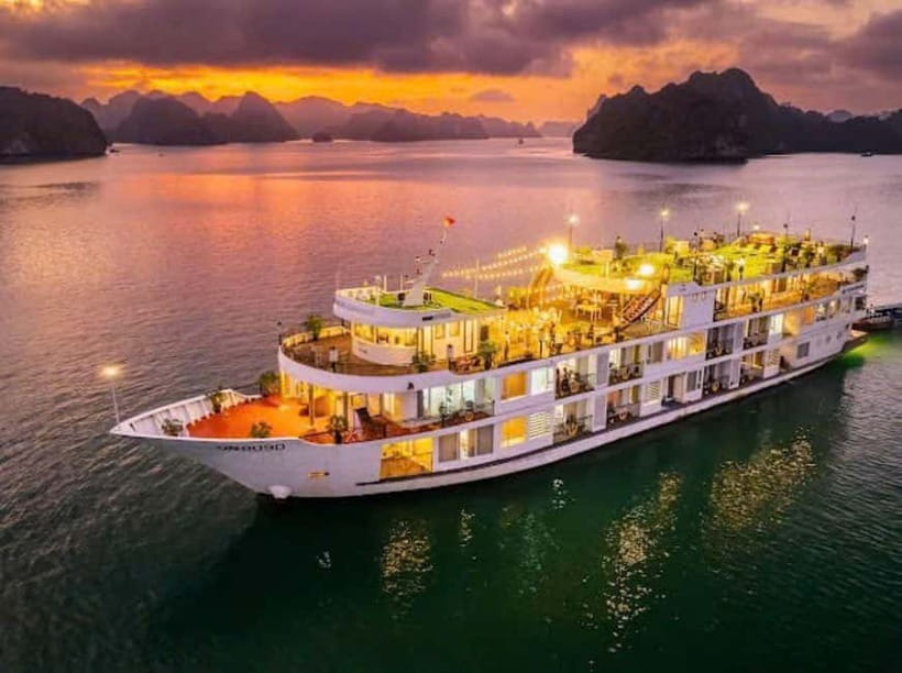 From Hanoi : 4-day Ninh Binh-Halong Bay Cruise with Balcony - Key highlights at a glance