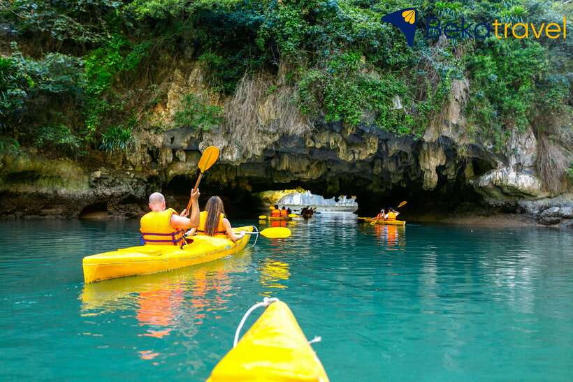 From Hanoi/Cat Ba: Lan Ha Bay Full-Day Boat Trip - Kayaking Through the Dark and Bright Caves Lagoon Route