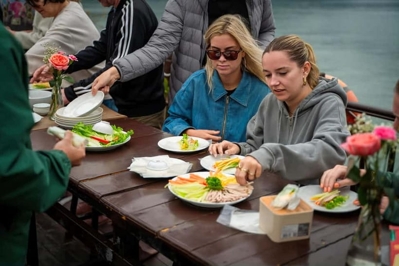 From Hanoi/Cat Ba: Lan Ha Bay Full-Day Boat Trip - Sunset Cooking Class Onboard: Food Skills With Bay Views