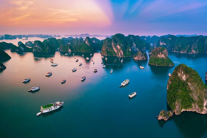 From Hanoi: Ha Long Bay Day tour 4-Star with Kayaking - Pearl Farm Workshop, then you ease into the cruise