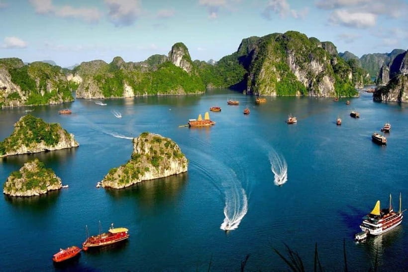 From Hanoi: Halong bay Luxury tour on 5 star cruise - Titop Island: beach time plus a viewpoint hike