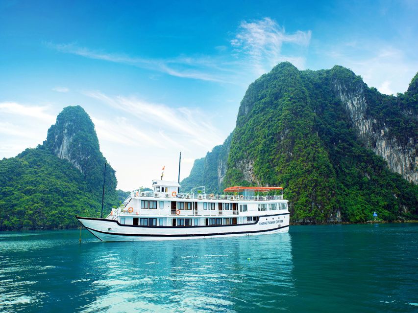 From Hanoi: Halong Explorer 3-Day Deluxe Cruise - Day 1: Luon Cave kayaking and Ti Top Island before night anchorage