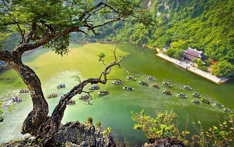 From Hanoi: Hoa Lu, Tam Coc, Mua Cave & Cycling in Ninh Binh - Tam Coc Boat Tour: Caves, Rice Paddies, and the Halong Bay on Land Feeling