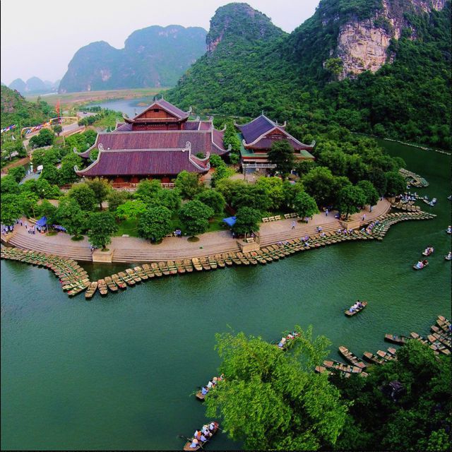 From Hanoi: Hoa Lu-Trang An-Mua Cave Luxury Trip w/Limousine - Hoa Lu and the Dinh King, Le King temples: history with real scenery