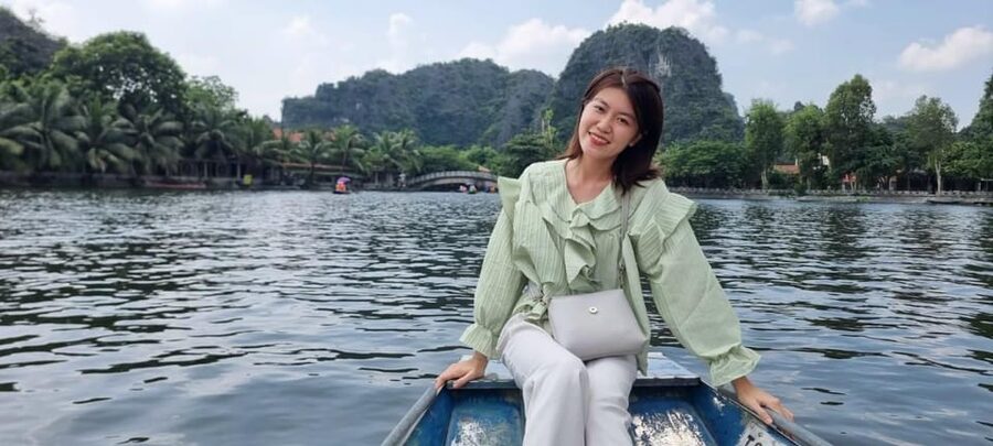 From Hanoi: Ninh Binh Hoa Lu or Bai Dinh, Trang An, Mua Cave - The 1000-year-old pagoda stop at Hoa Lu area, history on a mountainside