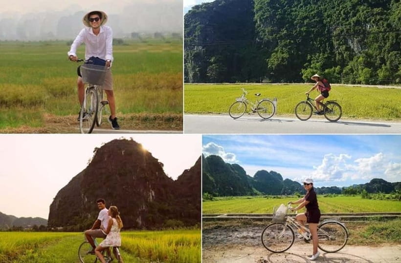 From Hanoi: Ninh Binh, Hoa Lu, Trang An Mua Cave Day Tour - Cycling around rural villages, plus Thai Vi temple option