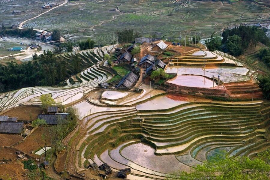 From Hanoi: Sapa Tour w Fansipan Peak 3 days 2 nights - Day 2: The 17 km medium trek, Lao Chai to Ta Van to Giang Ta Chai