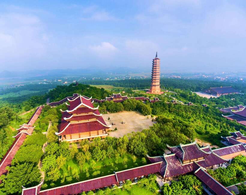 From Hanoi: Trang An Eco-tourism & Bai Dinh pagoda full day - Lunch at Noon: Fuel for Trang An and the Cave Climb