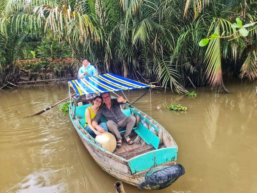 From HCM City: Visit Mekong Delta With Maximum 12 People - Vinh Trang Pagoda in My Tho: giant Buddha, mixed architecture, big scale