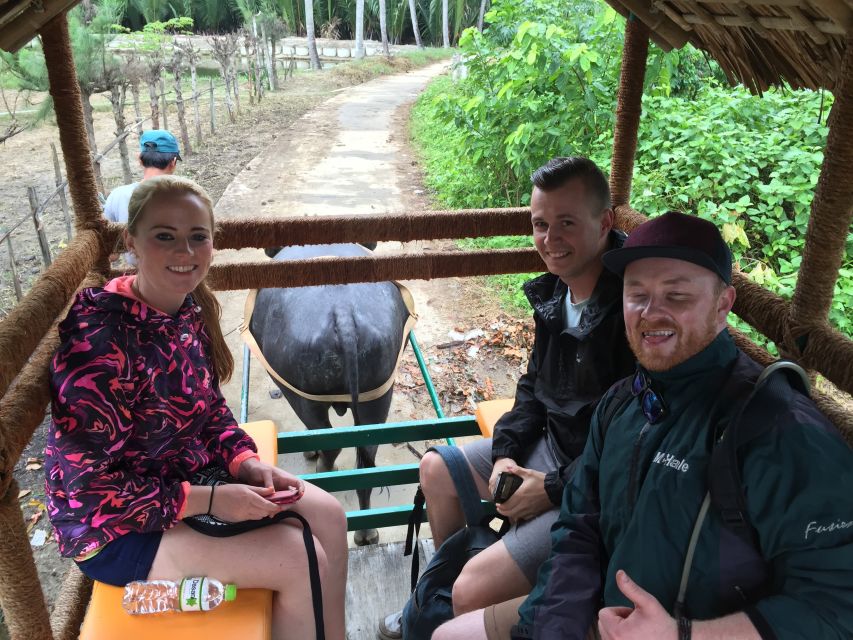 From Hoi An: Authentic Vietnamese Cooking Tour - Your four Vietnamese dishes: mango salad, chicken flavors, and roll-and-pancake skills