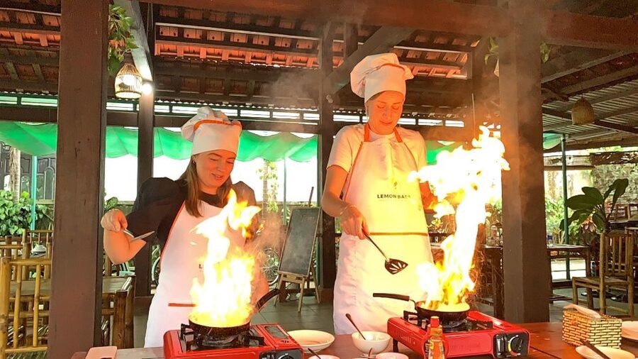 From Hoi An: Cooking Class at Organic Farm - Finding Lemon Basil Cookery & Restaurant in Tra Que