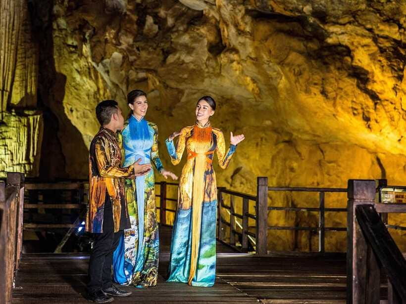 From Phong Nha/DongHoi: Paradise Cave and Zipline Dark Cave - Lunch at the Dark Cave Restaurant, Then Straight Into the Action