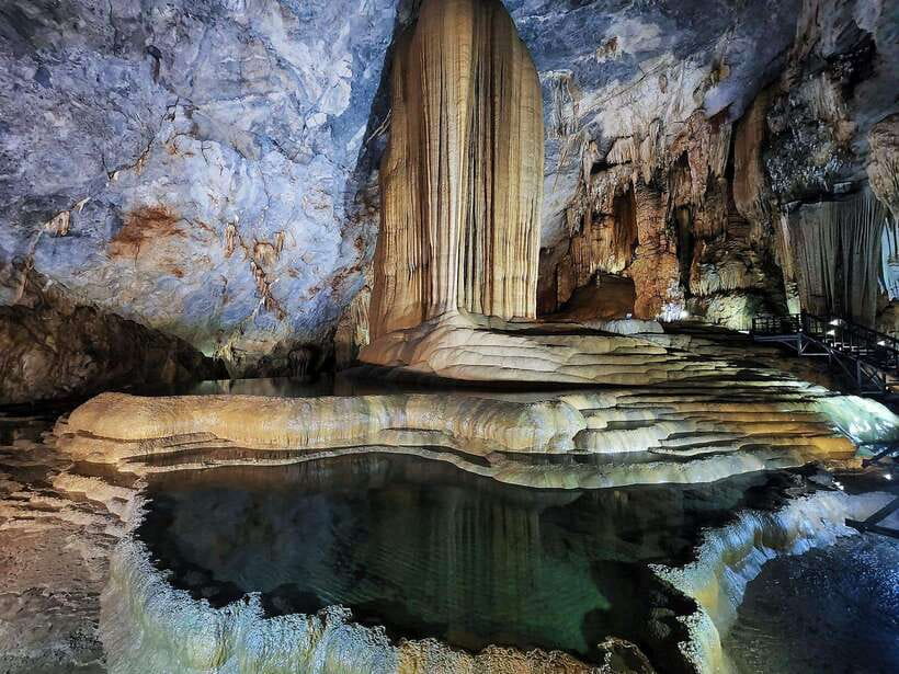 From Phong Nha/DongHoi: Paradise Cave and Zipline Dark Cave - Dark Cave Adventures: Mud Bath, Kayaking, and Zipline Inside Real Darkness