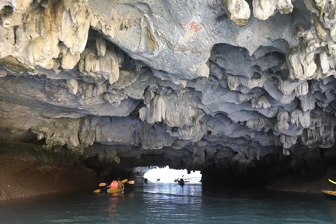 Full day Boat Tour Lan Ha Bay - Ha Long Bay: Kayak, Beach Hopping - Lunch on the cruise: included, and that changes the value math
