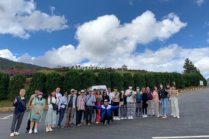 Full Day Exploring Tour with Langbiang -Crazy House- Datanla Fall - Robin Hill and the cable car at the hilltop viewpoint