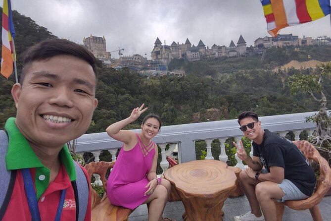 Full Day Golden Bridge and Ba Na Hills Small Group Tour - Linh Ung Pagoda and the gardens, where the pace slows down