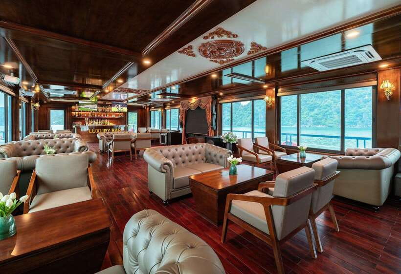 Full Day Ha Long Cruise With Swimming, Kayaking and Music - Lunch Aboard: Seafood Plus Veg Options That Actually Help
