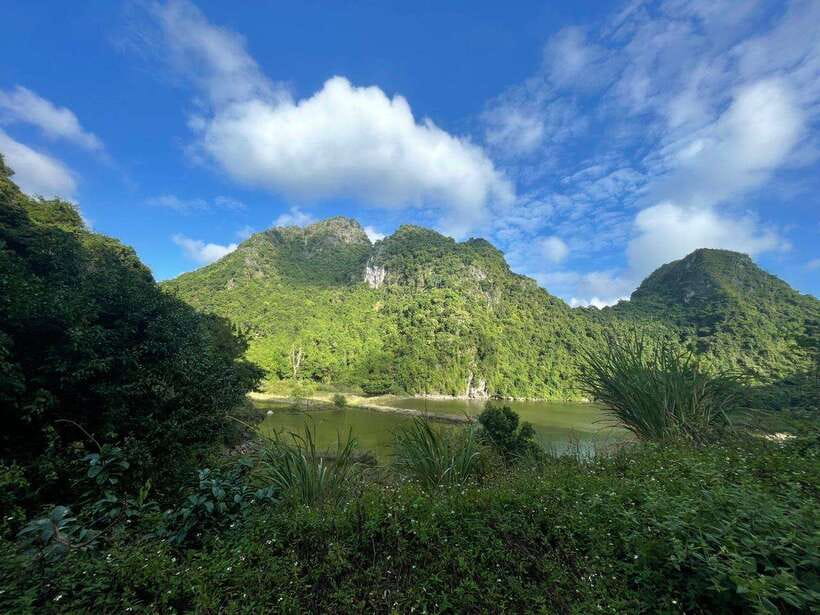 Full day hike - climbing in Jungle of Cat Ba National park - Morning trekking on limestone peaks: Áng Vắt, Mây Bầu, Áng Phay
