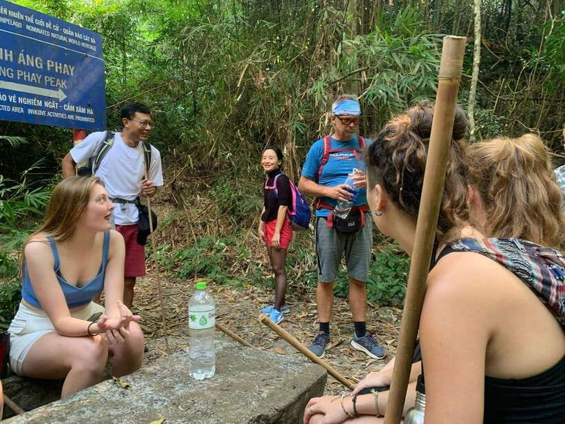 Full day hike - climbing in Jungle of Cat Ba National park - Pickup timing and the 9-hour rhythm from Cat Ba town