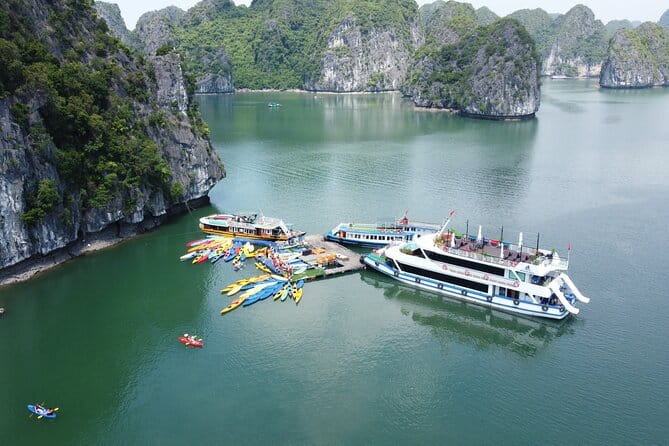 Full Day Sea Star Cruise to Lan Ha-Ha Long Bay Viet Hai village - Price and value: $31 for a full day on Lan Ha waters