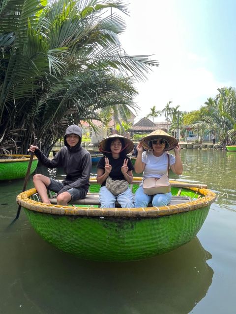 Funny day cycling, Buffalo riding and Basket boat - Basket Boat Riding and Crab Fishing: A Relaxed, Playful Water Interlude