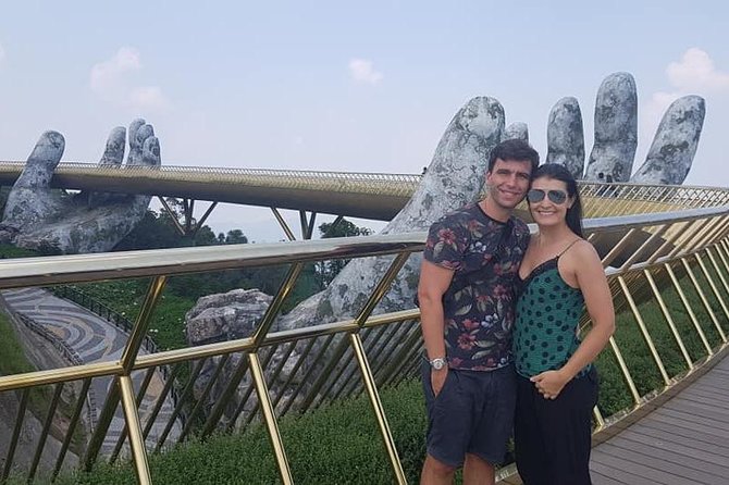 GOLDEN BRIDGE BA NA HILLS - CABLE CAR & Da Nang City PRIVATE TOUR - Dragon Bridge: a quick city-symbol wrap-up and photo payoff