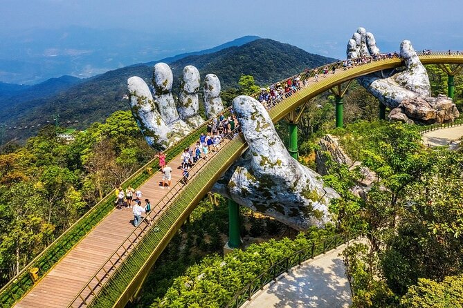 Golden Bridge Ba Na Hills with Buffets Lunch 2 ways cable car - Carnival Performance and Square Du Dome: Watch, Then Refocus