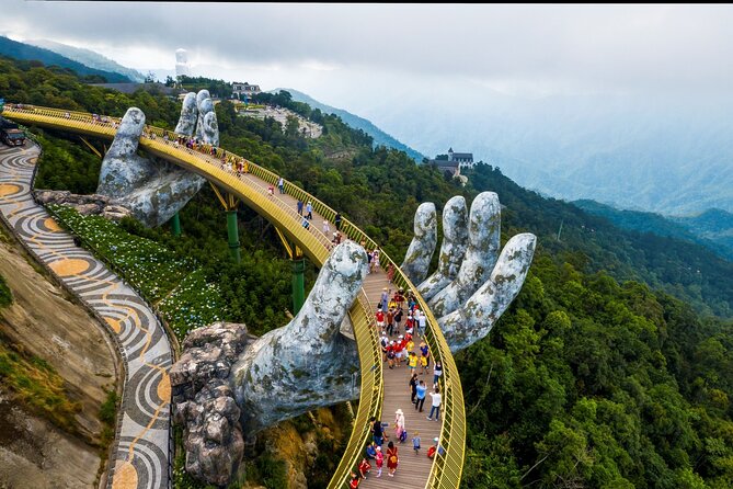 Golden Bridge & Ba Na Hills with Buffets Lunch ,2 ways cable car - Entering Sun World Ba Na Hills: your first views start fast