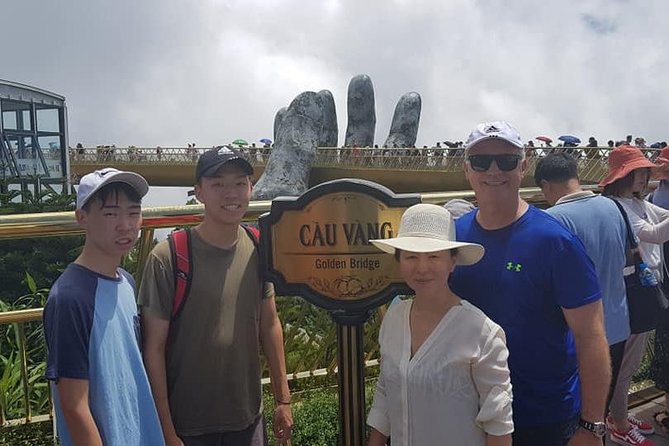 Golden Bridge-Dragon Bridge-Marble Moutain-Monkey Mountain fromHoi An or Da Nang - Sun World Ba Na Hills: Mountain Views Plus a Real Climate Change