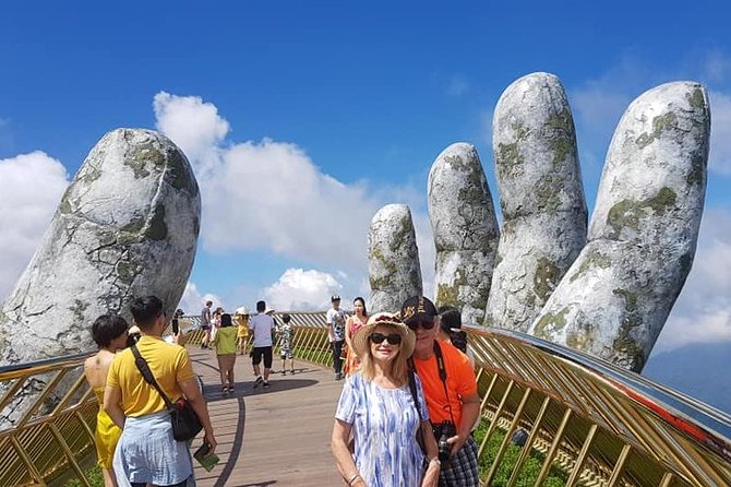 Golden Bridge-Marble Mountain-Hoi An City -Boat Ride-Night Market - The cable car ride and why it is more than just transportation