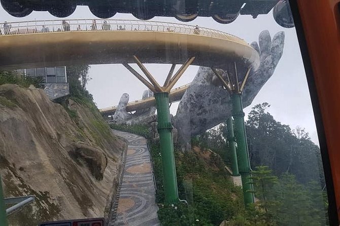 Guided Fullday Tour :Golden Bridge,Dragon Bridge,Marble Mountain,Monkey Mountain - A full-day hit list: Golden Bridge, Marble Mountains, and the big Da Nang views