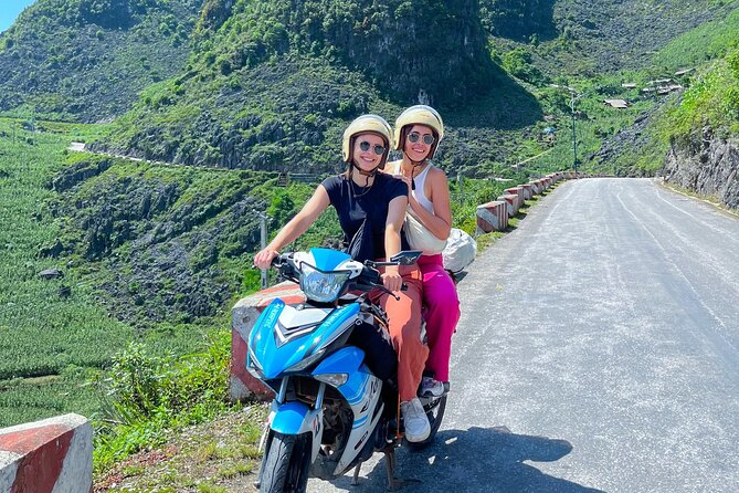 Ha Giang Loop 4D/3N Private Room + Free Dorm Hotel 1N before tour - Your ride setup: 110cc bikes, helmets, and Easy Rider comfort