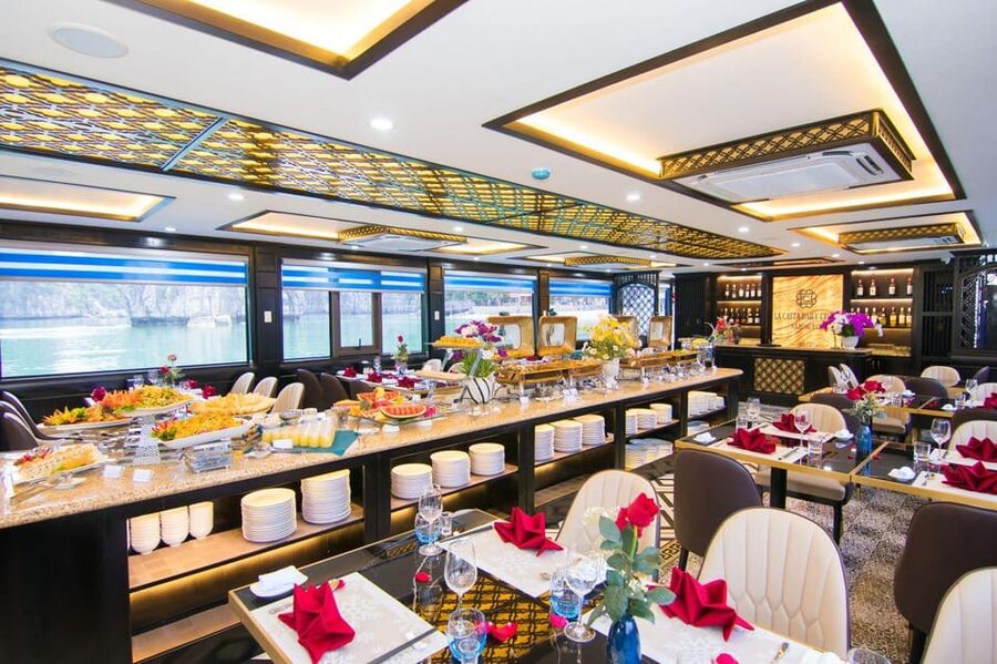 Ha Long Bay 8 hours daily tour on LA CASTA DAILY CRUISE - Cruise day at a glance: how the 8 to 13 hours adds up