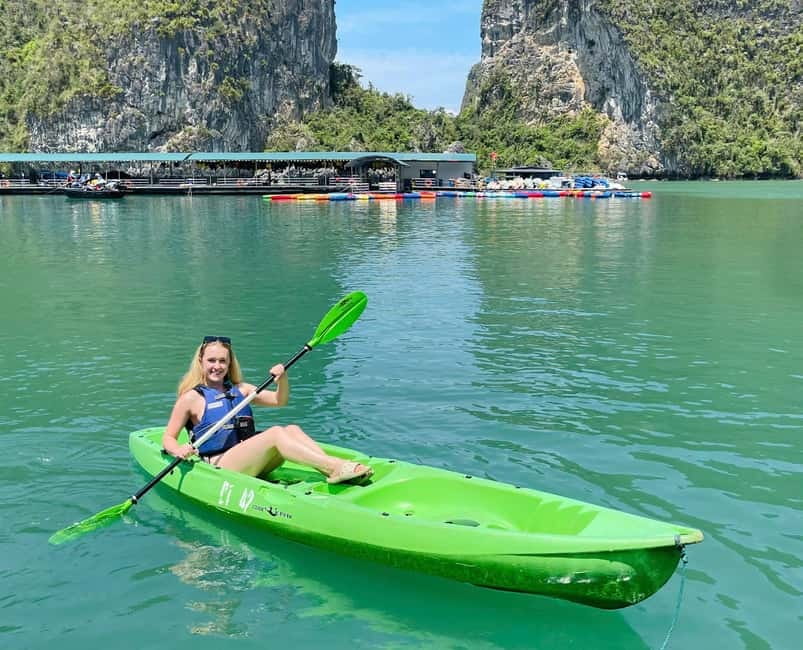 Ha Long Bay day trip with Luxury cruise - Luon Cave kayaking or bamboo boat: calm water, quick paddling