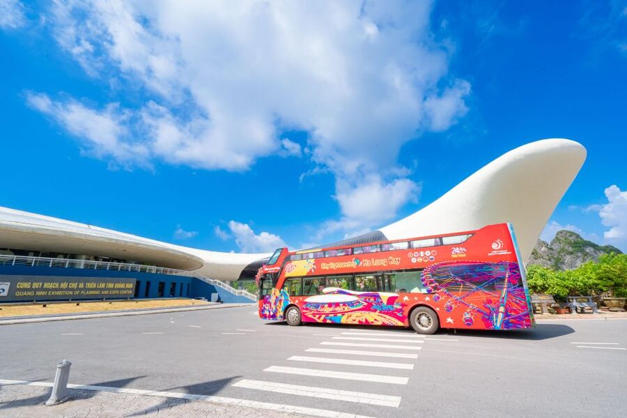 Ha Long: City Sightseeing Hop-On Hop-Off Bus Tour - The “in-between” stops: hotels, the beach, and Tuan Chau Harbour