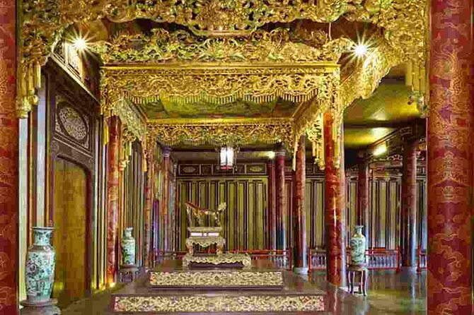 Hai Van Pass and Hue City Sites Deluxe Small Group Tour - Khai Dinh Tomb: when Eastern style meets Western design