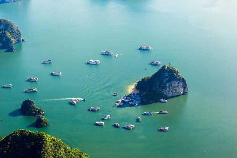 Halong 6 Hours Cruise: Kayak, Cave, Lunch, Beach & Island - Ti Top Island: Swim Time or the Peak Climb