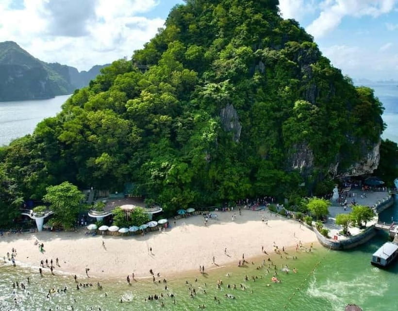 Halong 6 Hours Cruise: Kayak, Cave, Lunch, Beach & Island - Meeting at Tuan Chau, Then Straight Into the Bay Views