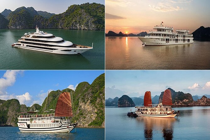 Halong Bay 2 Days 1 Night Cruise - Comfort levels and cabin choices, from 3-star to 5-star