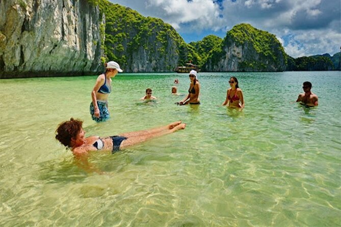 Halong Bay Day Tour 6Hour Deluxe Cruise Limousine Bus Small Group - Sung Sot Cave: the Surprising Grotto in about 50 minutes