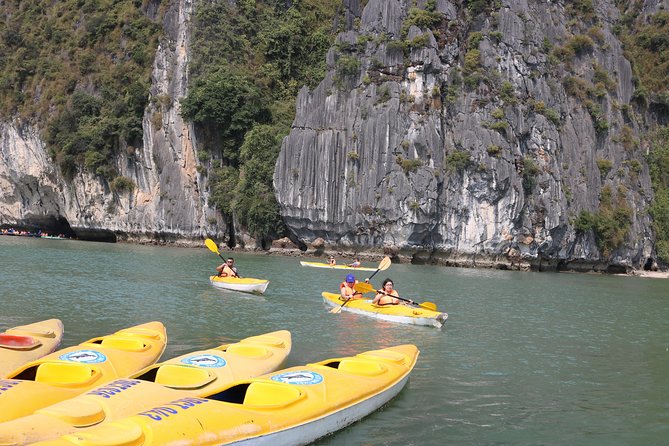 Halong Bay Day Tour Islands, Cave, Kayak. Lunch. All inclusive - Ba Hang and the water activities: kayak or bamboo boat