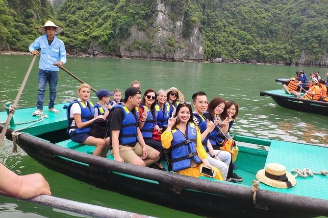Halong Bay Day Tour With Titop Island, Cave, Kayak & Lunch - Price and value: $40 for a full Halong Bay hit