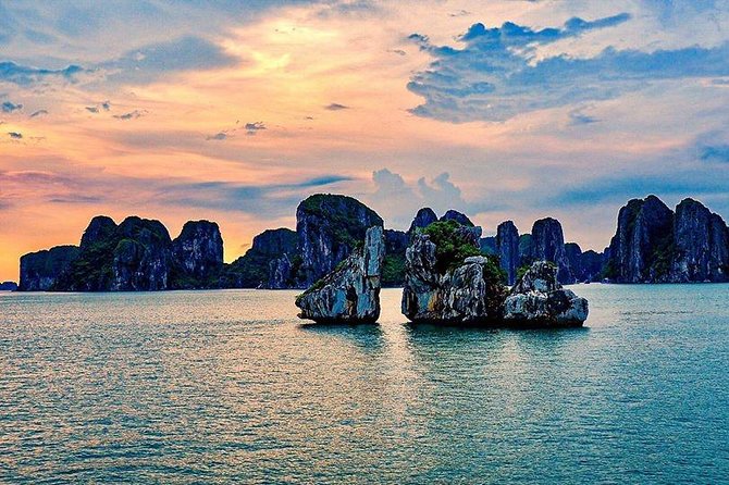 Halong Bay Full Day with Kayaking, Hiking viewpoint, Cave - Deluxe To Luxury - The Tuan Chau launch, then cruising time on UNESCO Halong Bay
