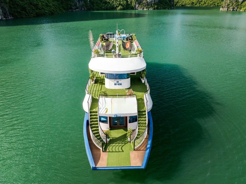 Halong Bay Luxury Cruise with Kayaking & Lunch Buffet - Titop Island Swim and Hike for Panoramic Bay Views