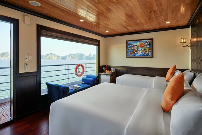Halong Dragon Bay 5 Star Cruise 2D1N-All Inclusive,Cave,Transfer - Day 1 plan: from Old Quarter to kayaking in Ong Cam