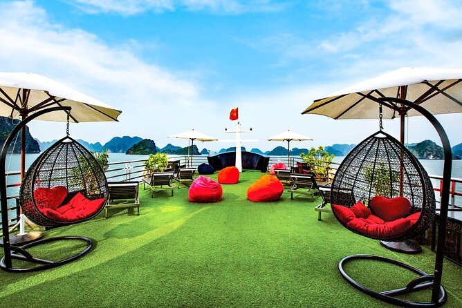 Halong Milalux 5 Star Cruise 2d1n,All inclusive,transfer - Day 1: the bay cruise, Sung Sot Cave, and iconic islets by the window