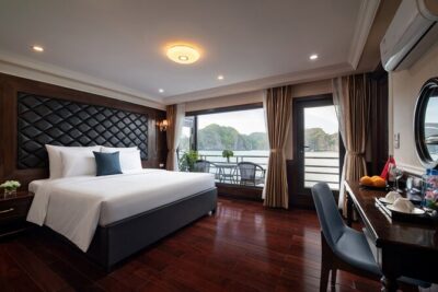 Halong Pandora 5 Star Cruise 2D1N-All Inclusive, cave, transfer
