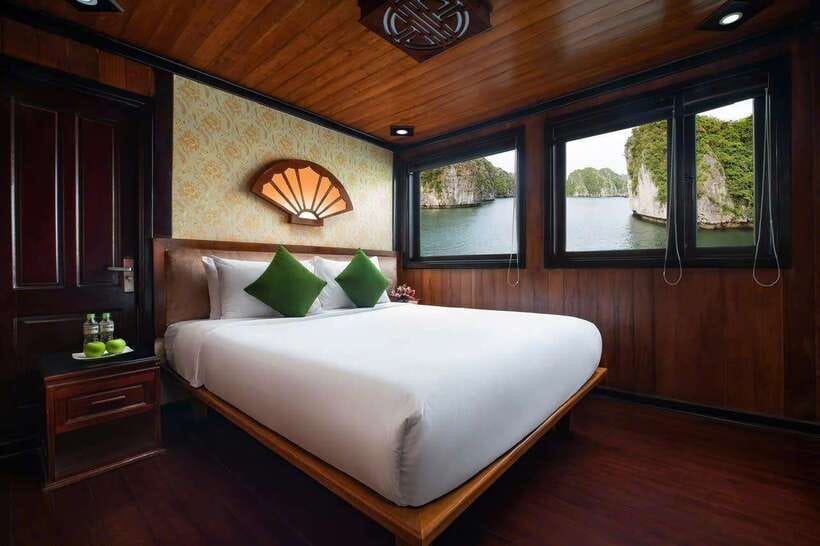 Hanoi: 2-Day Halong Bay Boutique Cruise with Kayaking - Food on Board: Vietnamese Focus, International Variety, and Vegetarian Options